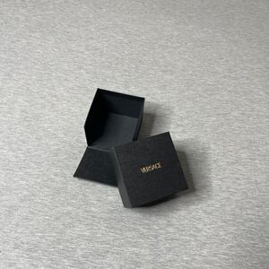 Versace Black 3.5” x 3.5” Jewelry Necklace, Watch & Bracelet Gift Box
